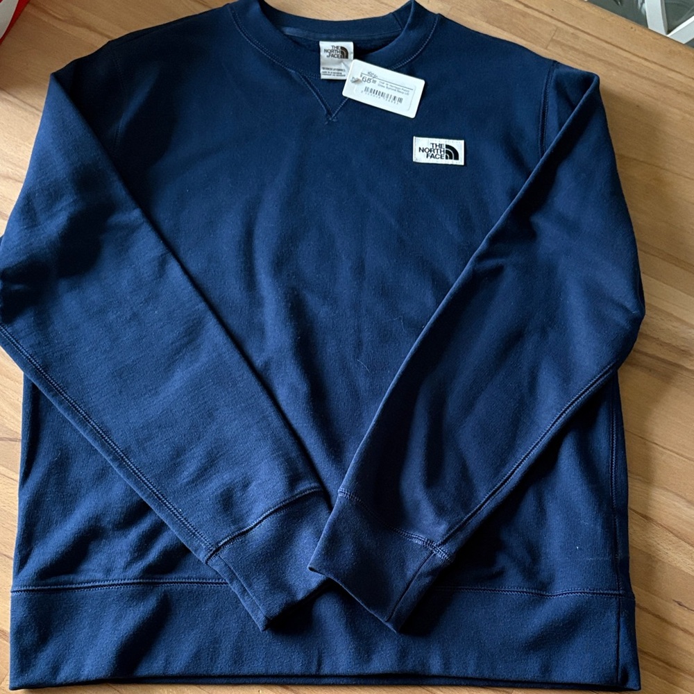 The North Face Woman’s Navy Blue Crewneck Sweatshirt